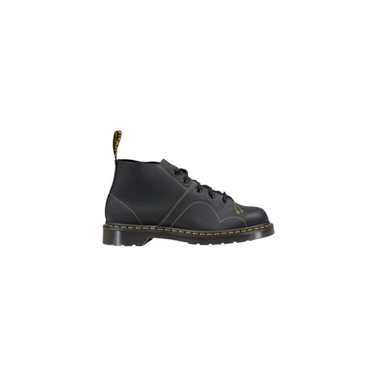 Dr. Martens Church Greasy Black Leather Boot