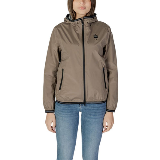 Blauer Women's NAY 25SBLDC11237 007110 Green Polyamide Jacket