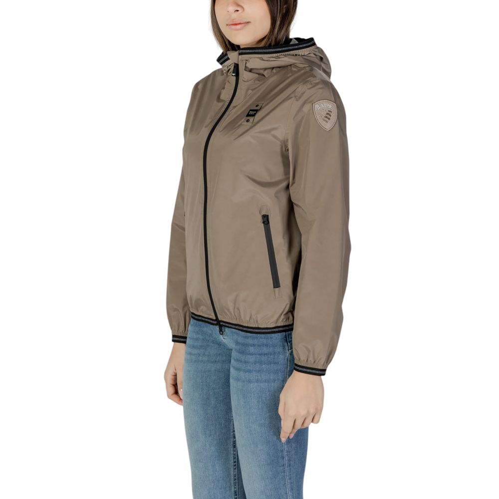 Blauer Women's NAY 25SBLDC11237 007110 Green Polyamide Jacket