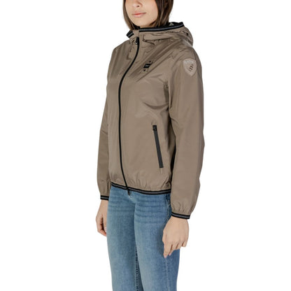 Blauer Women's NAY 25SBLDC11237 007110 Green Polyamide Jacket