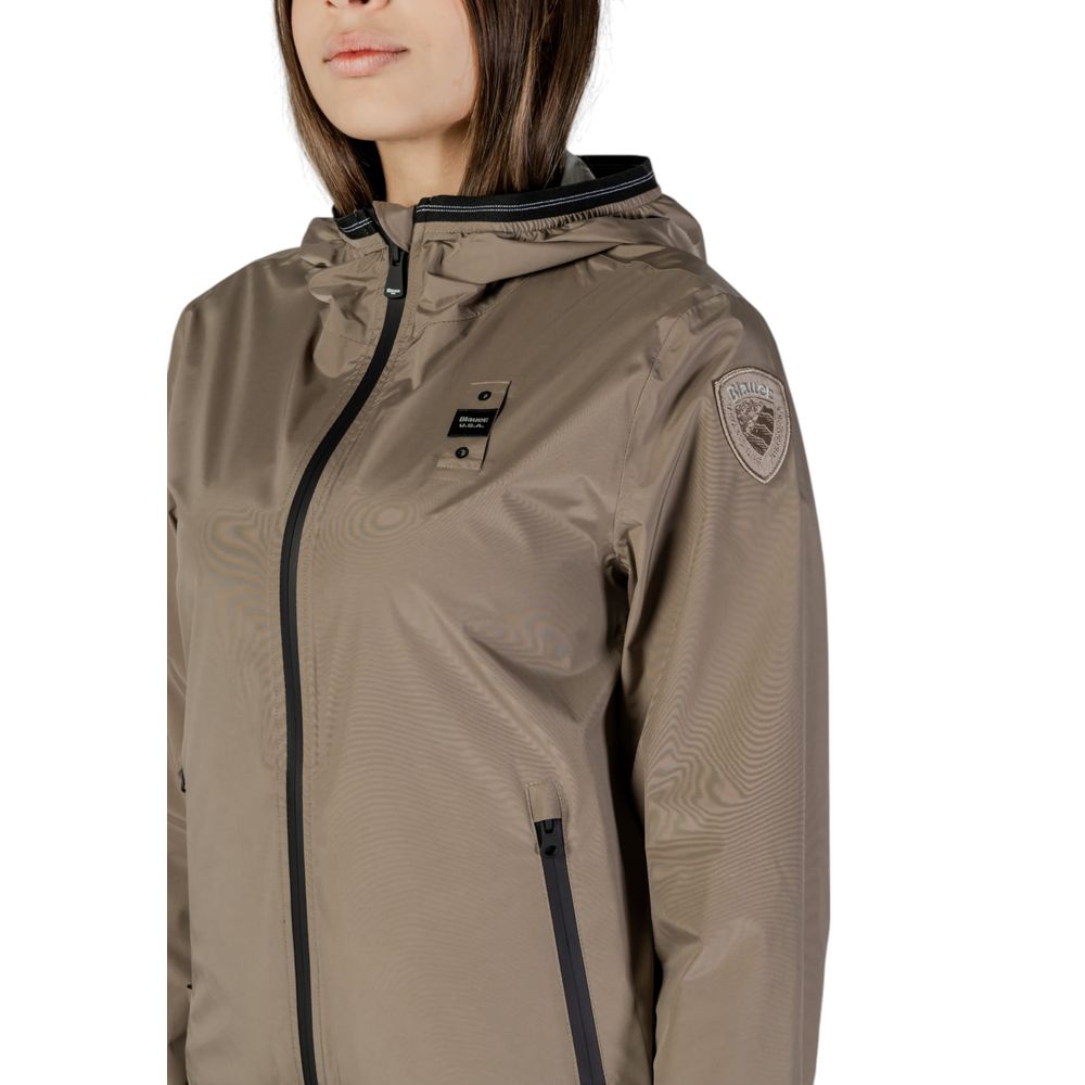 Blauer Women's NAY 25SBLDC11237 007110 Green Polyamide Jacket