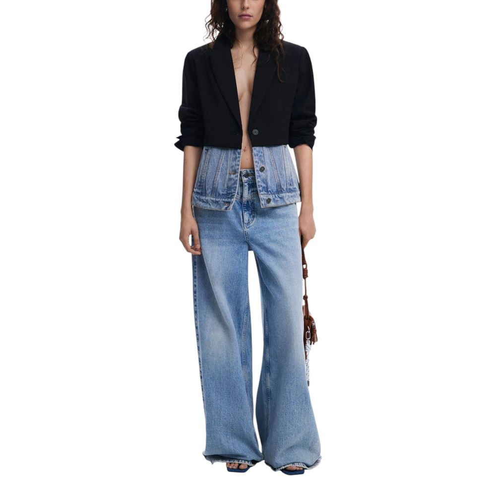 Desigual AME_VIRGINIA Black Cotton Blazer