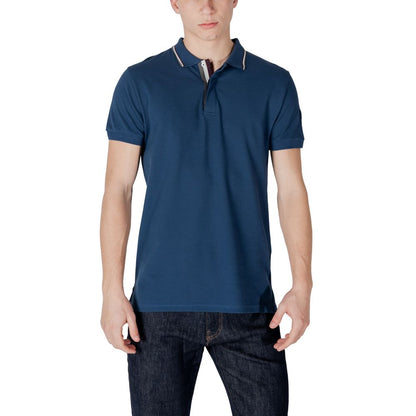 Colmar Originals Blue Cotton Polo Shirt - Style Meets Comfort