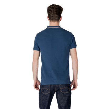 Colmar Originals Blue Cotton Polo Shirt - Style Meets Comfort