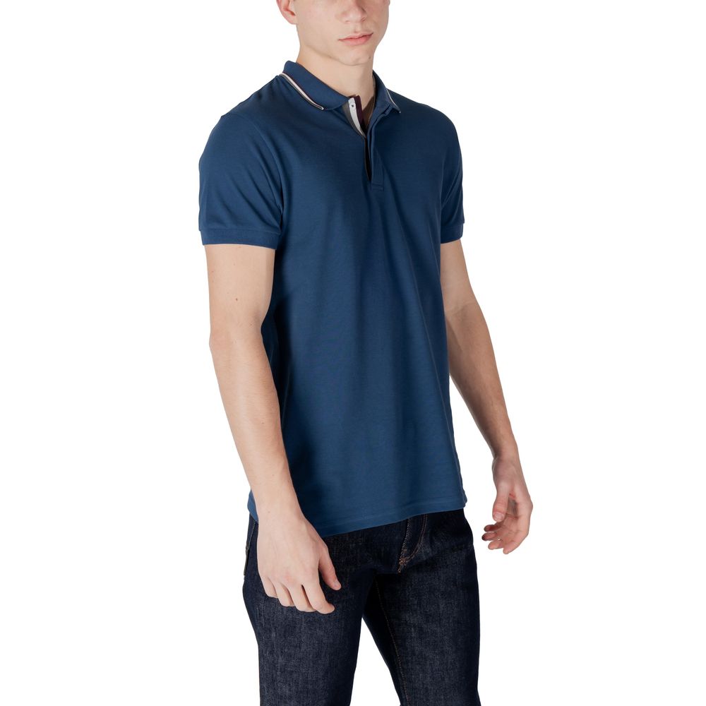 Colmar Originals Blue Cotton Polo Shirt - Style Meets Comfort