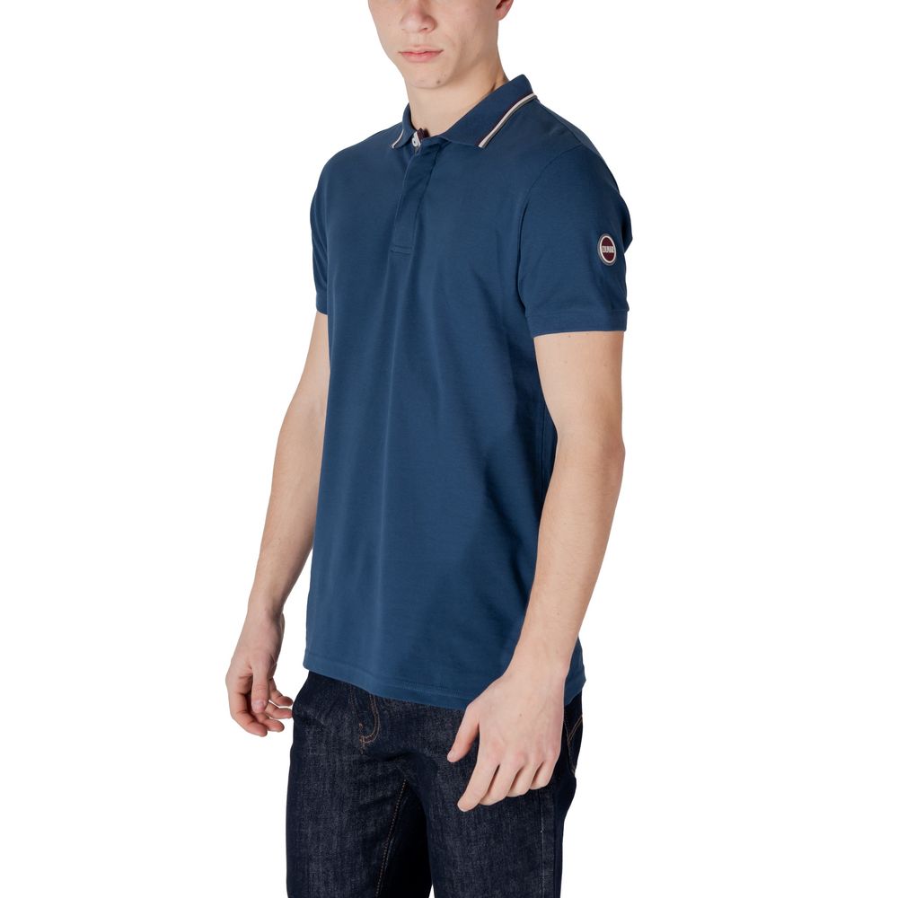 Colmar Originals Blue Cotton Polo Shirt - Style Meets Comfort
