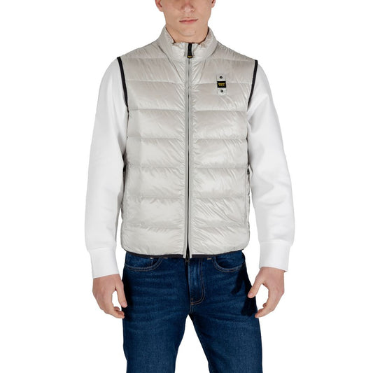 Blauer Gray Polyamide Sleeveless Jacket