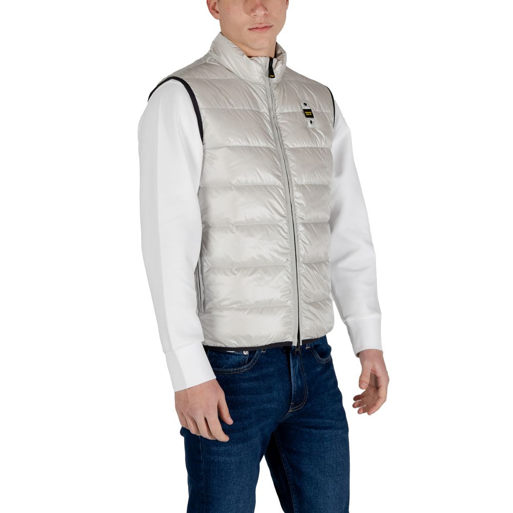 Blauer Gray Polyamide Sleeveless Jacket