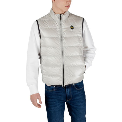 Blauer Gray Polyamide Sleeveless Jacket