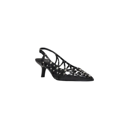 Elegant ASH Black Leather High Heel Shoes