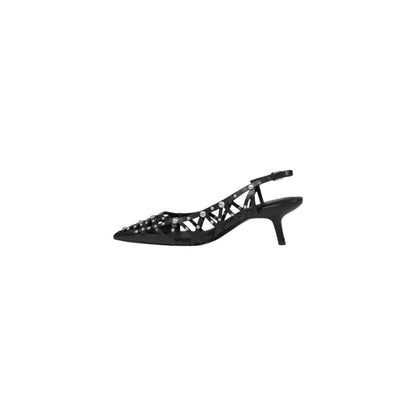 Elegant ASH Black Leather High Heel Shoes