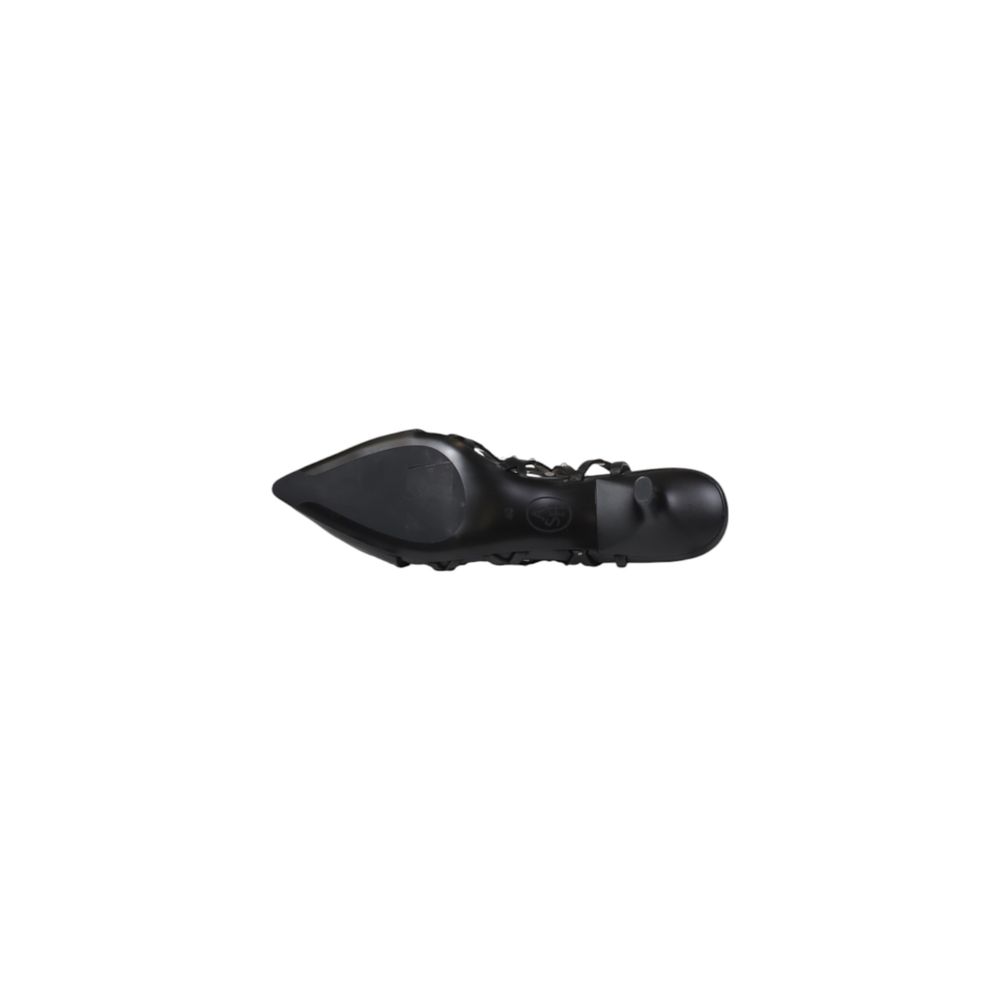 Elegant ASH Black Leather High Heel Shoes
