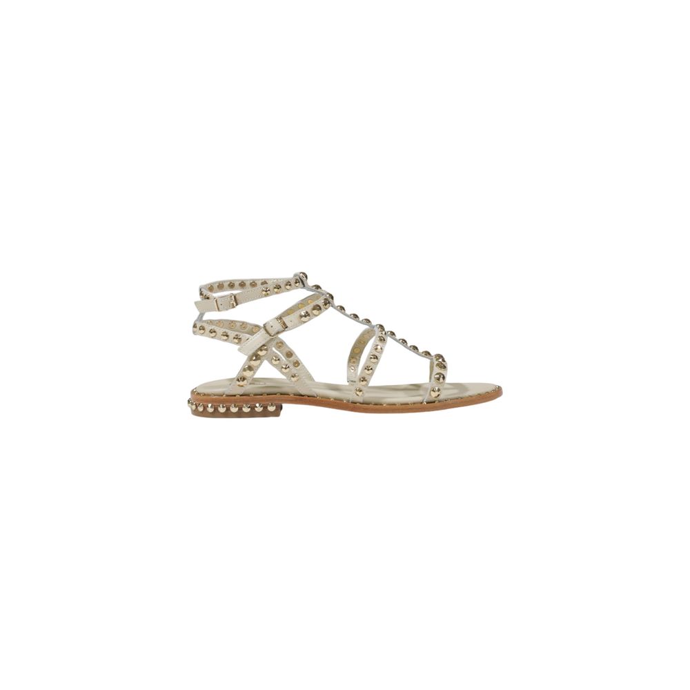 ASH Beige Leather Sandal for Women