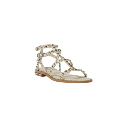 ASH Beige Leather Sandal for Women
