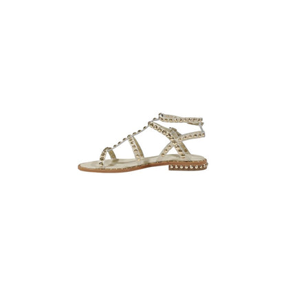 ASH Beige Leather Sandal for Women