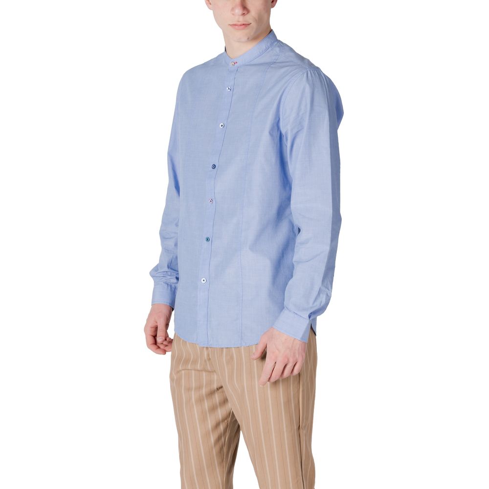 Gianni Lupo Light Blue Cotton Shirt