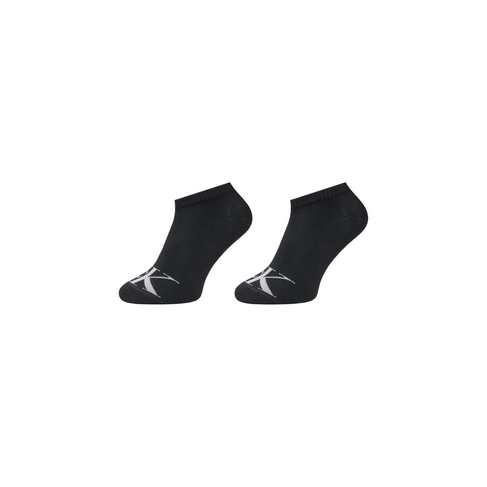 Calvin Klein Jeans Black Cotton Sock 2P MONOGRAM