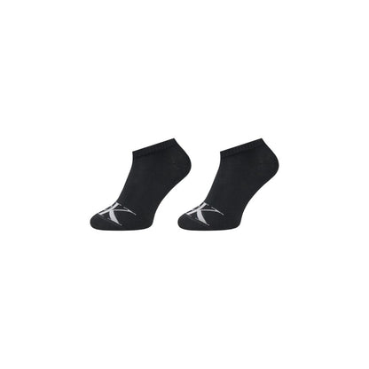 Calvin Klein Jeans Black Cotton Sock 2P MONOGRAM