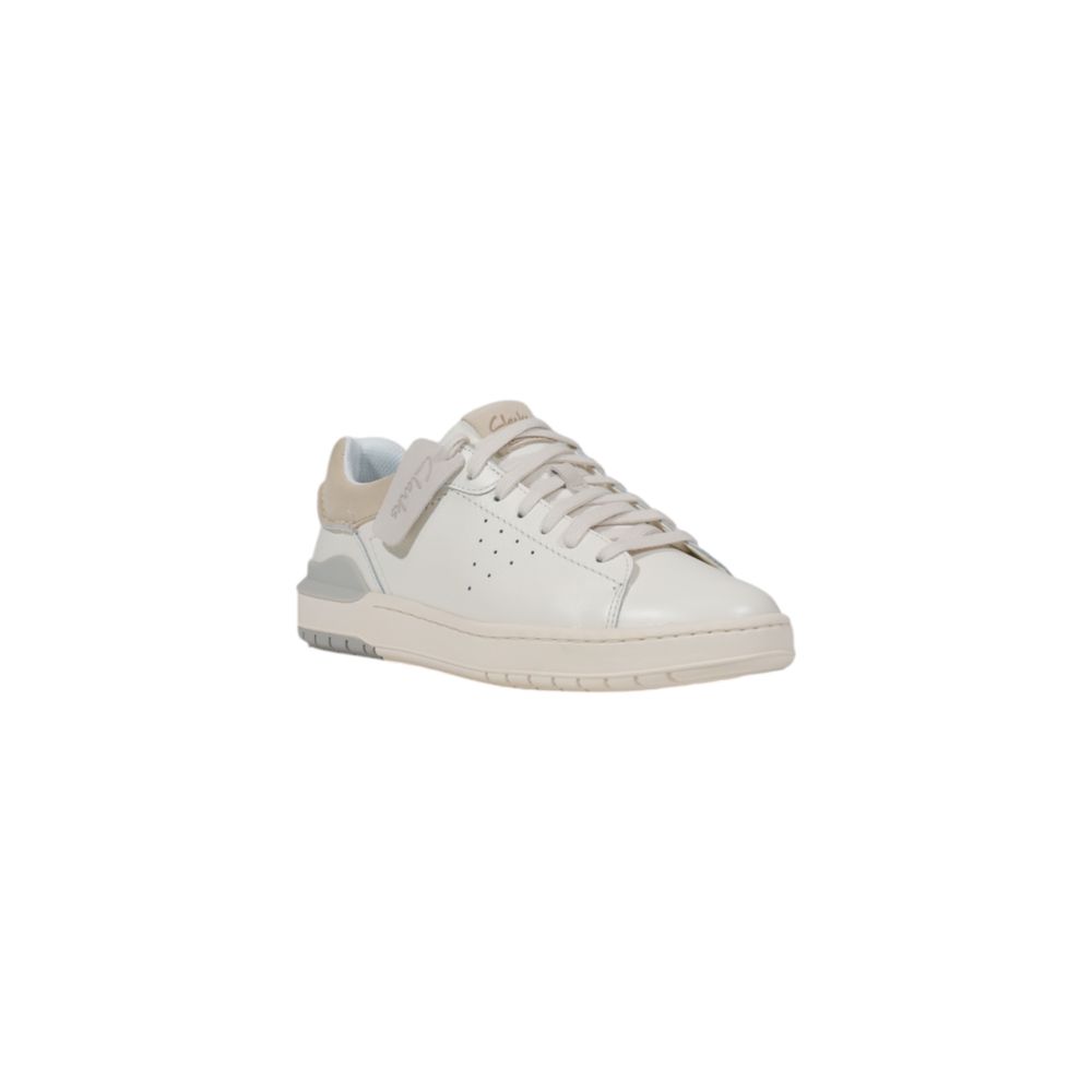 Clarks COURTLITE2 RUN White Leather Sneakers