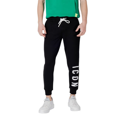 Icon Black Cotton Joggers (Workout Pants) - Comfort Meets Style