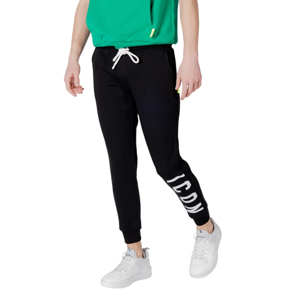 Icon Black Cotton Joggers (Workout Pants) - Comfort Meets Style