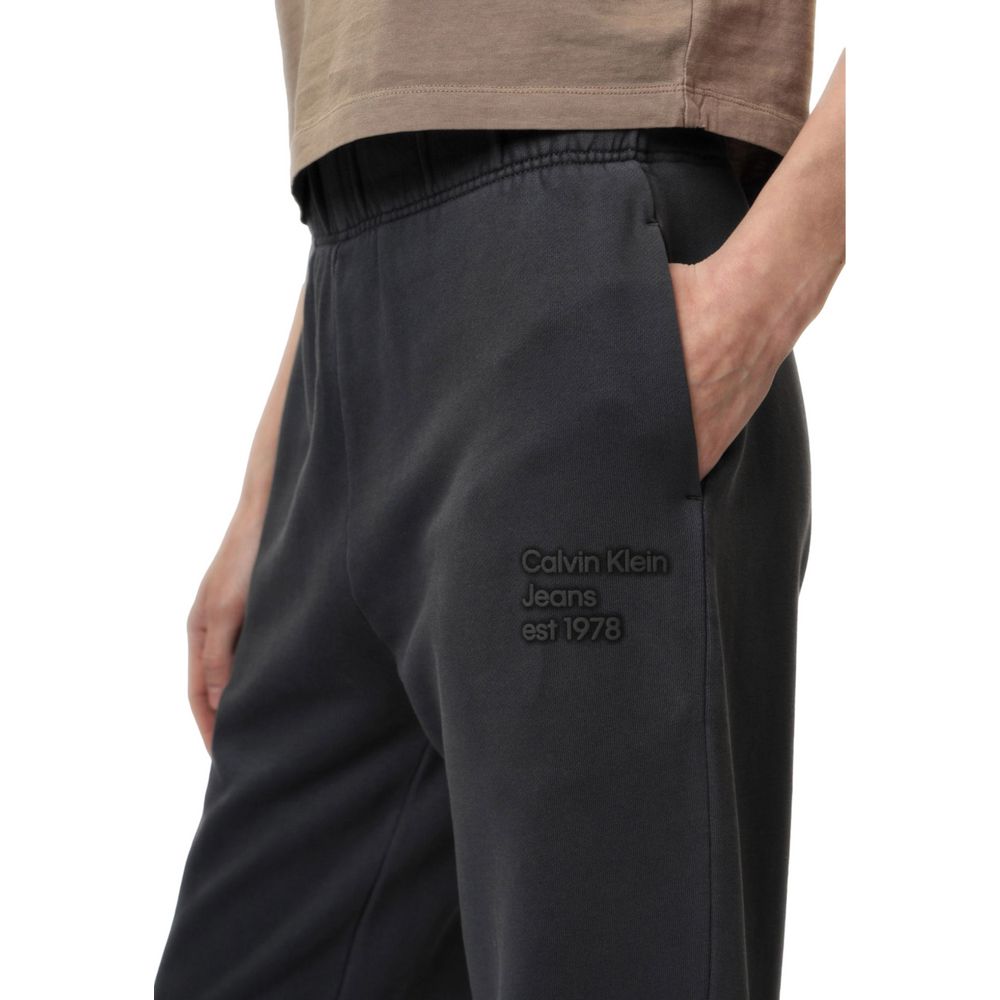 Calvin Klein Jeans Gray Cotton Joggers