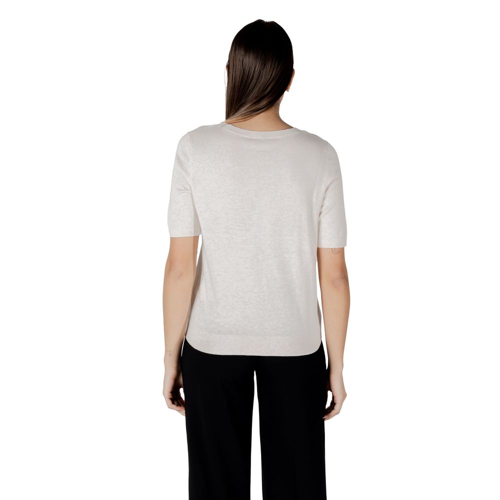 Street One Beige Viscose Sportswear Sweater