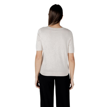 Street One Beige Viscose Sportswear Sweater