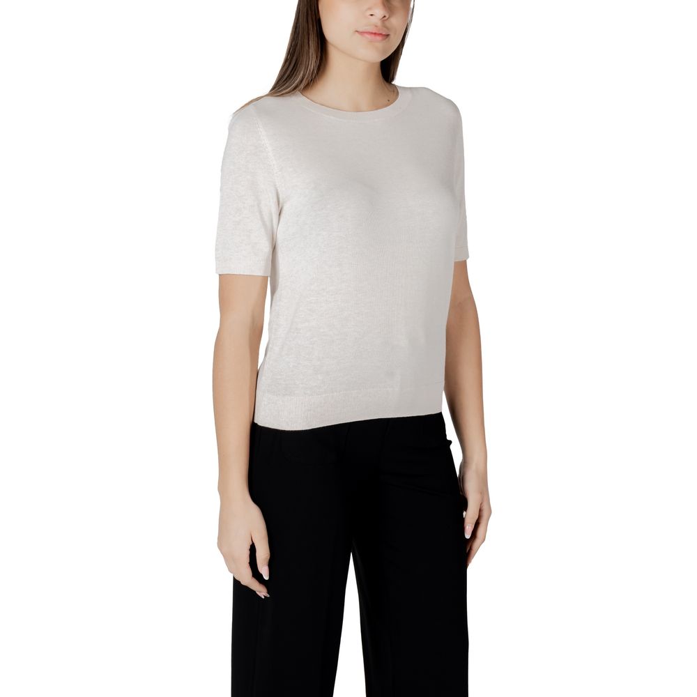 Street One Beige Viscose Sportswear Sweater
