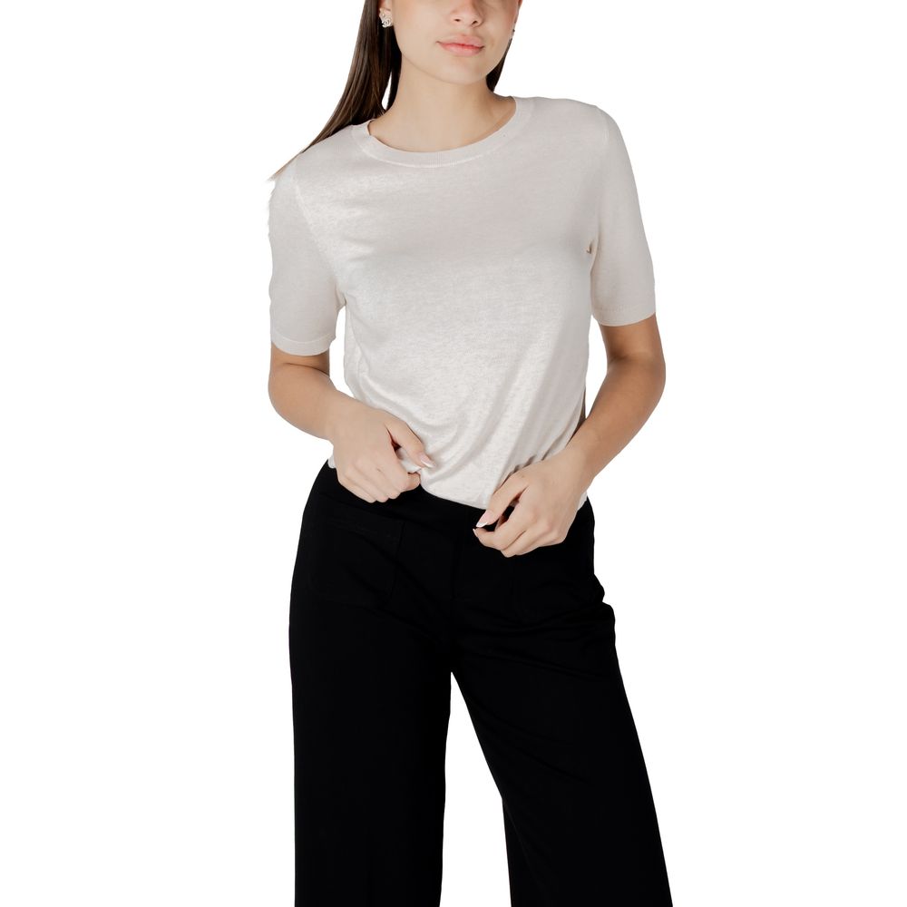 Street One Beige Viscose Sportswear Sweater