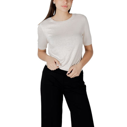 Street One Beige Viscose Sportswear Sweater