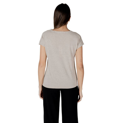 Street One Beige Polyester T-Shirt for Women