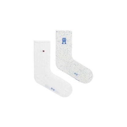 Tommy Hilfiger Blue Viscose Sock 2P Monogram