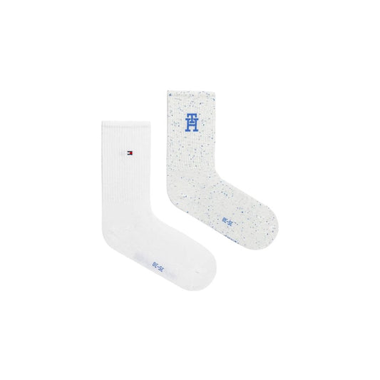 Tommy Hilfiger Blue Viscose Sock 2P Monogram