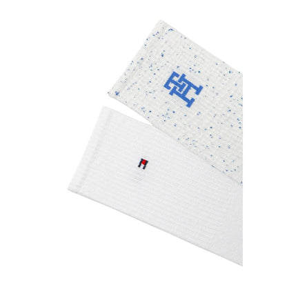 Tommy Hilfiger Blue Viscose Sock 2P Monogram