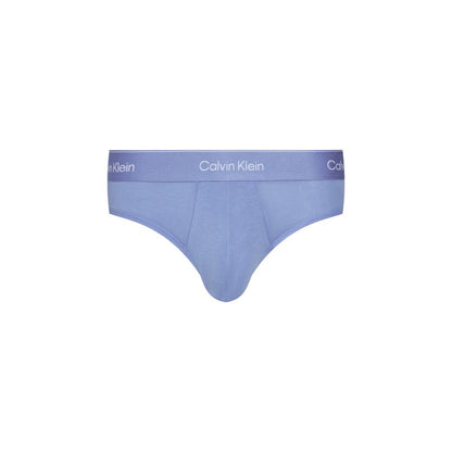 Calvin Klein Underwear Blue Cotton HIP BRIEF Pack of Three