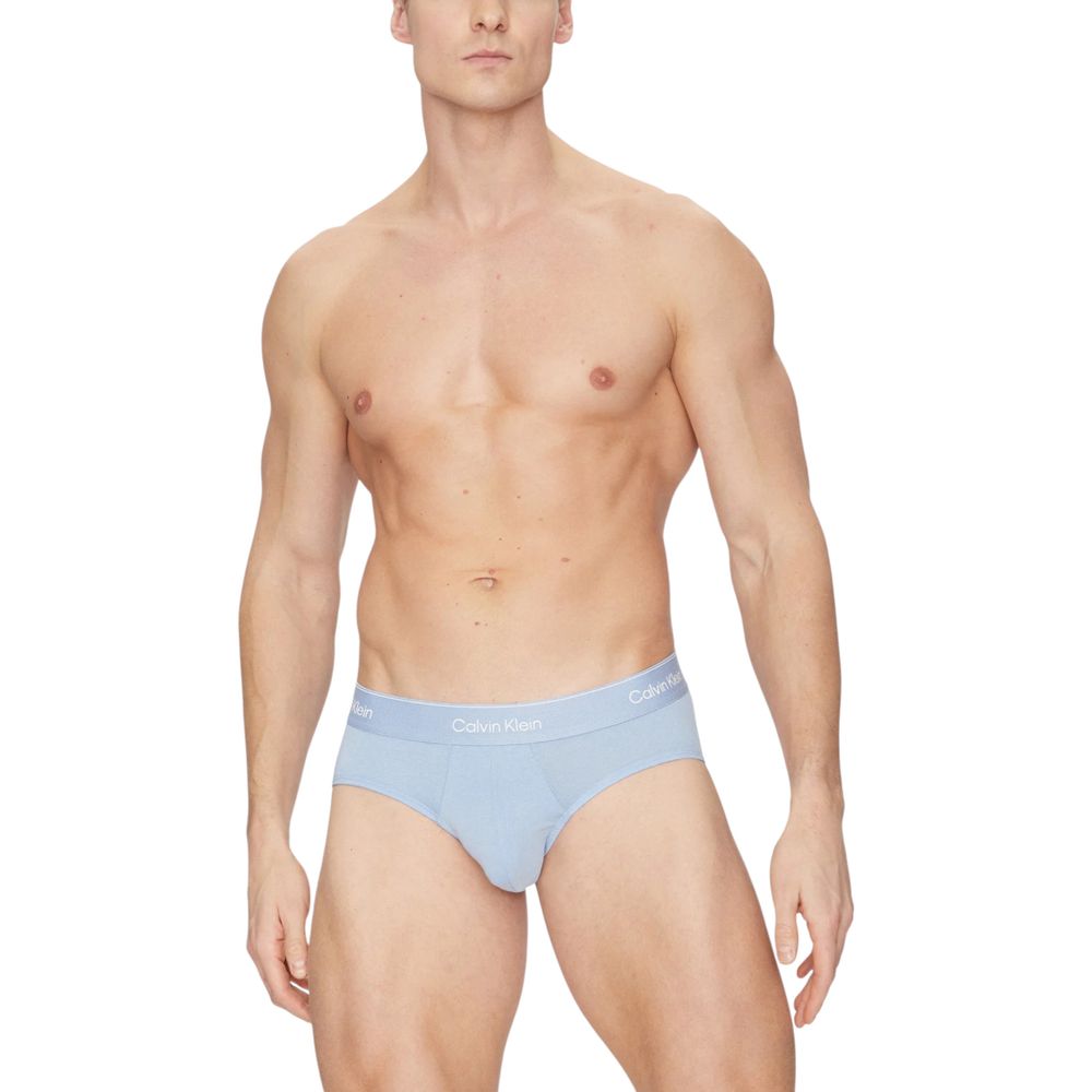 Calvin Klein Underwear Blue Cotton HIP BRIEF Pack of Three