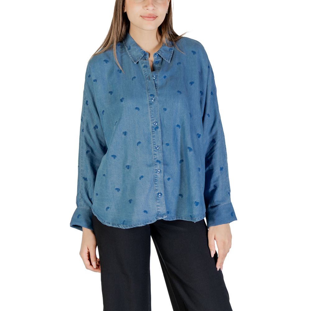Only Blue Tencel Shirt