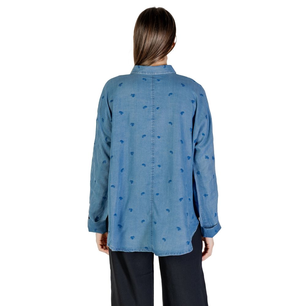 Only Blue Tencel Shirt