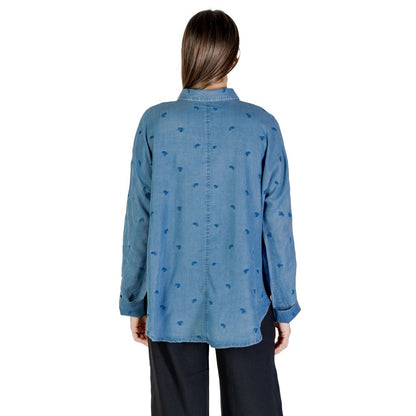 Only Blue Tencel Shirt