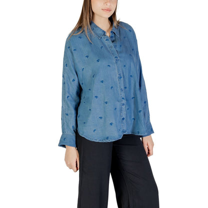 Only Blue Tencel Shirt