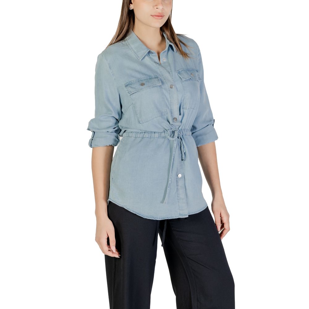 Light Blue Tencel Shirt by Only