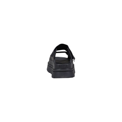 UGG W GOLDENGLOW SLIDE Low Shoes - Black Artificial Leather Platform