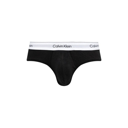 Calvin Klein Underwear Black And White Cotton HIP BRIEF Pack of Three