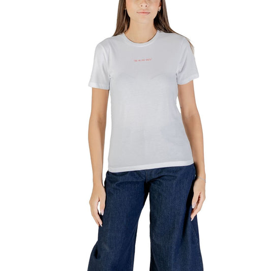 Only ONLALESSIA S/S TEE CS JRS 15373357 - Orange Cotton T-Shirt