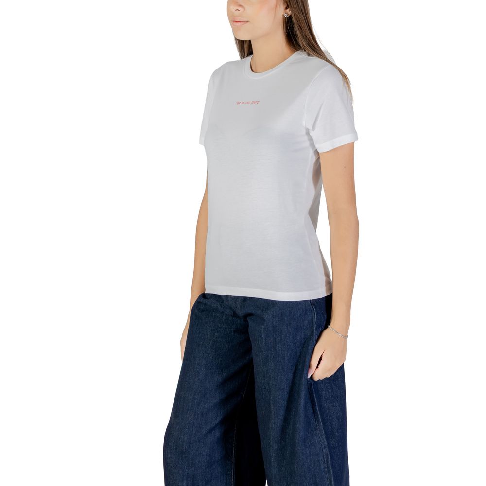 Only ONLALESSIA S/S TEE CS JRS 15373357 - Orange Cotton T-Shirt