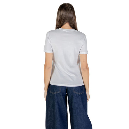 ONLADELINA S/S TEE CS JRS Women's White Cotton T-Shirt