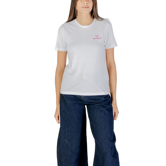ONLADELINA S/S TEE CS JRS - Pink Cotton T-Shirt