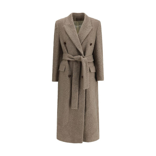 Golden Goose Beige Double-Breasted Coat