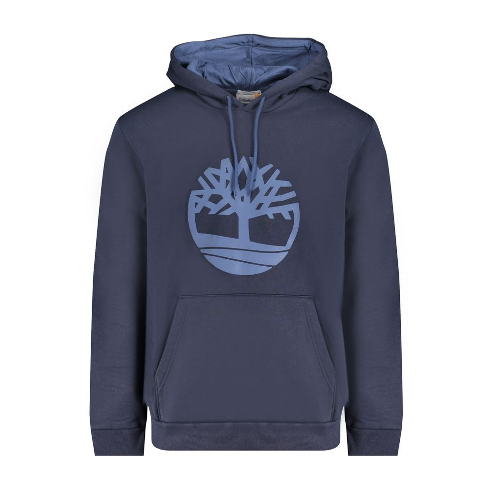Timberland Blue Cotton Hoodie Sweater